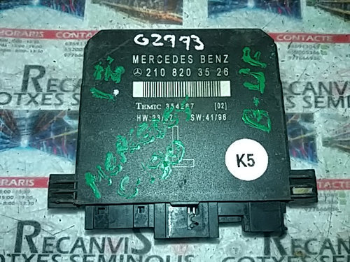 Calculator inchidere centralizata MERCEDES-BENZ W210 210 820 35 26 / 2108203526210 820 35 26 / 21082...