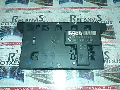 Calculator inchidere centralizata MERCEDES-BENZ Class C 203 820 55 26 / 2038205526 / 351321203 820 5...