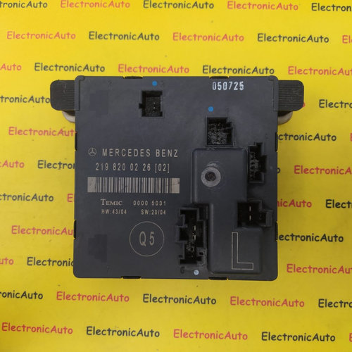 Calculator Inchidere Centralizata Mercedes Cls550 2198200226