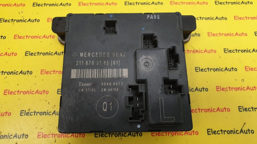 Calculator Inchidere Centralizata Mercedes E-Klasse W211, 211870318501, 00406075