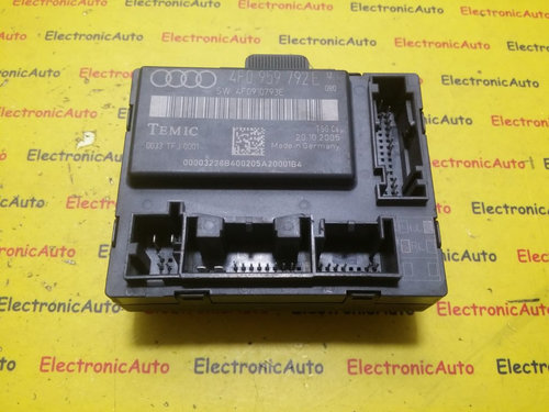 Calculator inchidere centralizata TEMIC AUDI A6 4F0 959 792 E / 4F0959792E / 4F0 910 793E / 4F091079...