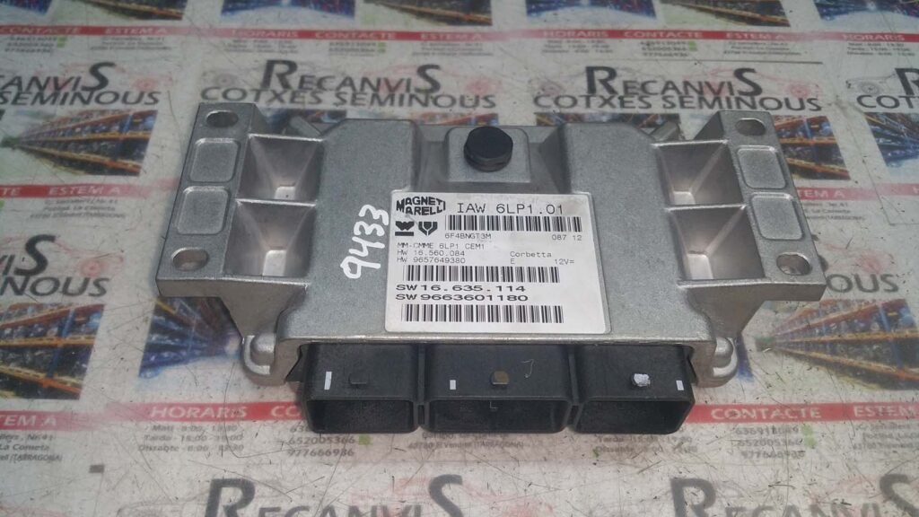 Calculator injectie PEUGEOT 307 16.560.084 / 16 560 084 / 16560084 / 9657649380 / 16.635.114 / 16 635 114 / 16635114 / 9663601180 / IAW6LP10116.560.084 / 16 560 084 / 16560084 / 9657649380 / 16.635.114 / 16 635 114 / 16635114 / 9663601180 / IAW6LP101