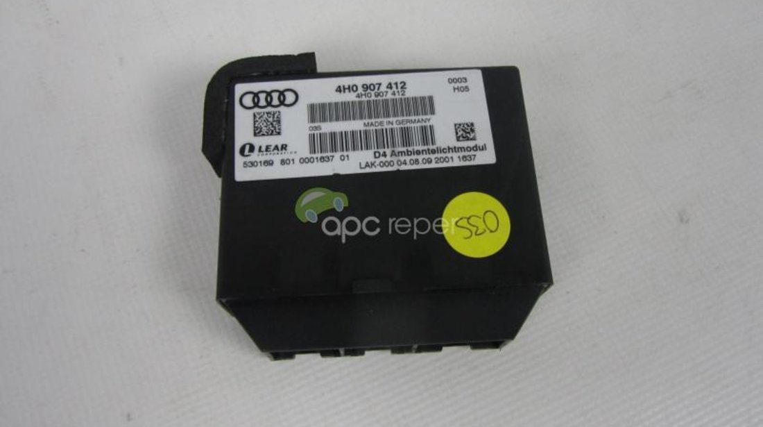 Calculator Lumini Ambientale Audi A8 4H Ambilight 4H0907412