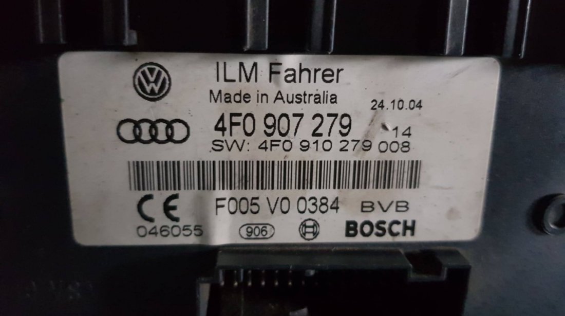 Calculator lumini Audi A6 4F 4f0907279