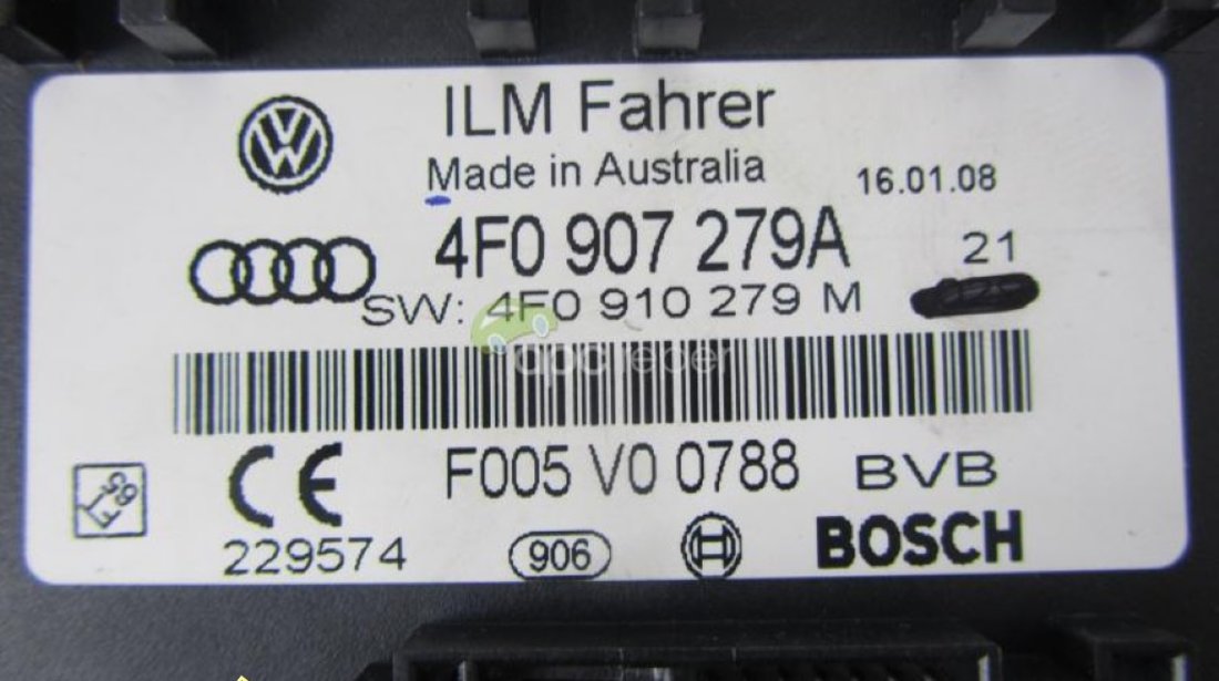 Calculator Lumini Audi A6 4F Facelift cod 4F0910279M