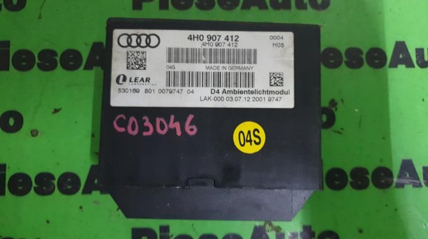 Calculator lumini Audi A8 (2009->) [4H_] 4h0907412
