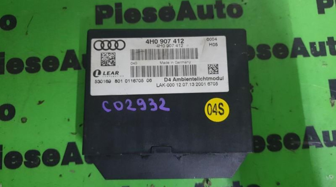 Calculator lumini Audi A8 (2009->) [4H_] 4h0907412