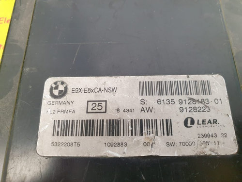 Calculator Lumini BMW, E9X-E8XCA-NSW, PL2 FRMFA, 6135912818301, 9128223
