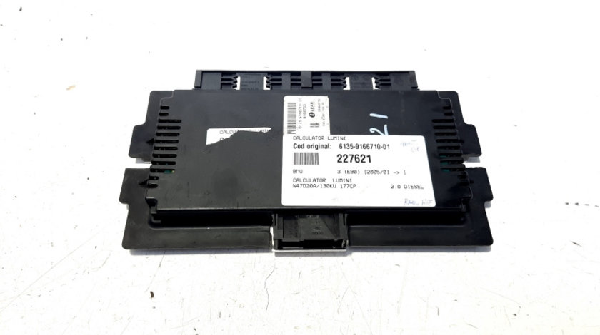 Calculator lumini, cod 6135-9166710-01, Bmw 3 (E90) (id:227621)