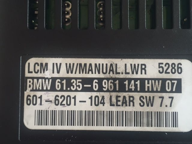 Calculator lumini LEAR BMW X5 E53 61 35 6 961 141 / 61356961141 / 601 6201 104 / 601620110461 35 6 961 141 / 61356961141 / 601 6201 104 / 6016201104