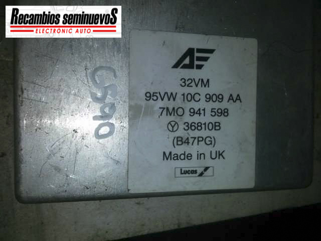 Calculator lumini LUCAS FORD GALAXY 7MO 941 598 / 7MO941598 / 95VW1-0C909-AA / 95VW1 0C909 AA / 95VW10C909AA7MO 941 598 / 7MO941598 / 95VW1-0C909-AA / 95VW1 0C909 AA / 95VW10C909AA