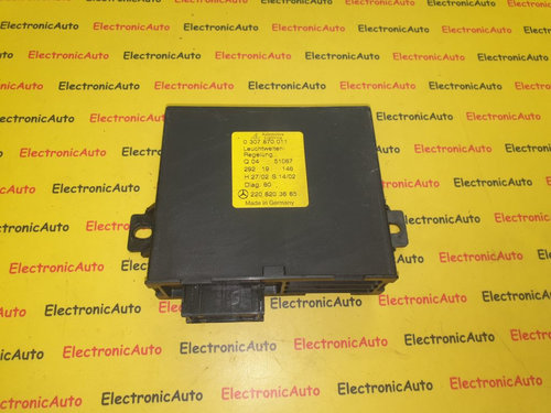 Calculator lumini Mercedes S-Class 2208203685, 0307870011