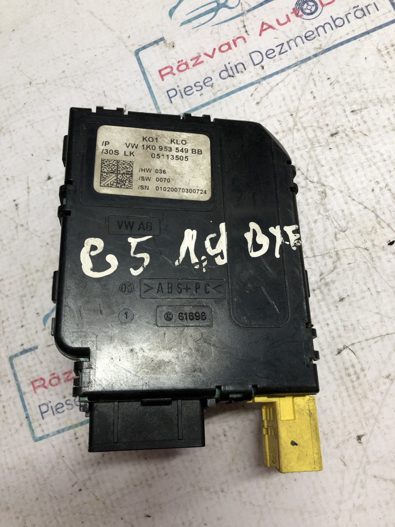 Calculator manete Volkswagen Golf 5 2006, 1K0953549BB
