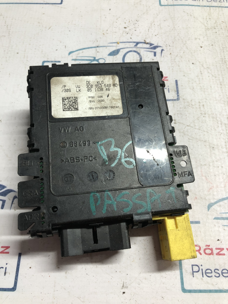 Calculator manete Volkswagen Passat B6 2006, 3C0953549AD