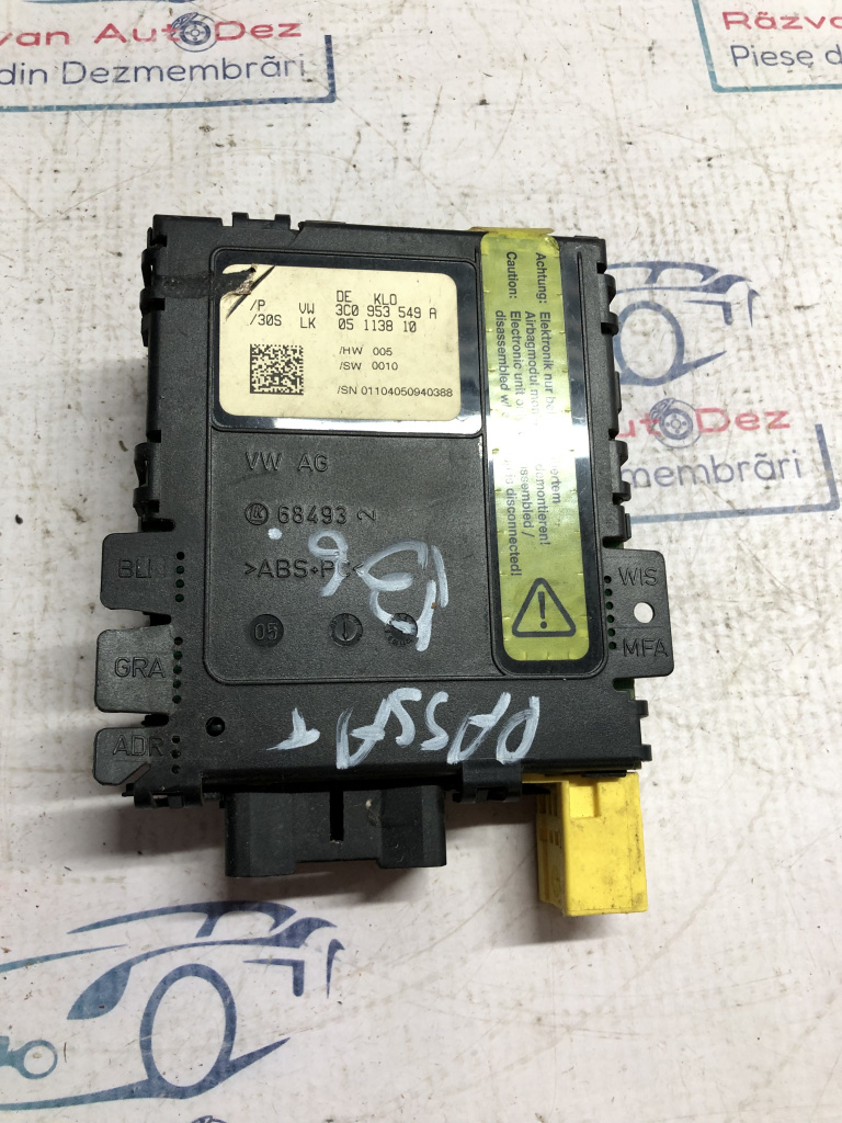 Calculator manete Volkswagen Passat B6 2007, 3C0953549A