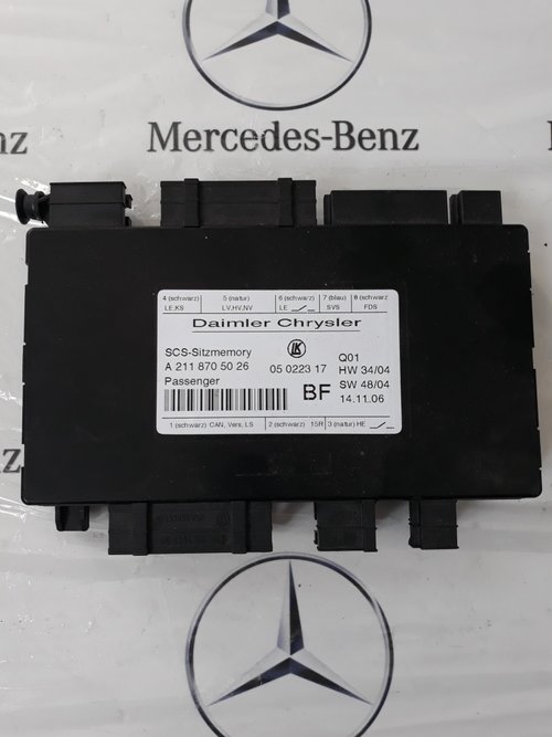 Calculator memorie scaune mercedes cod A2118705026
