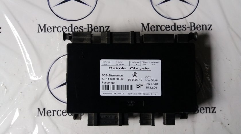 Calculator memorie scaune mercedes cod A2118705026