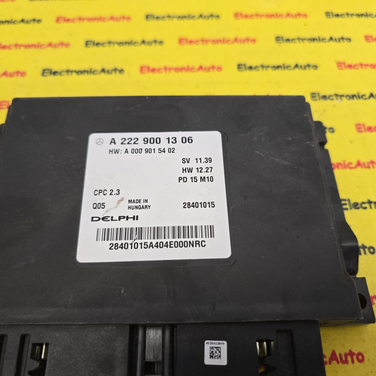 CALCULATOR Mercedes-Benz C W205, A2229001306, A0009015402,