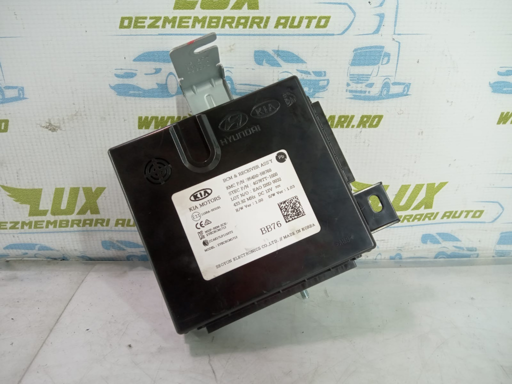 Calculator modul 954b0-h8760 Kia Rio 4 FB/UC [facelift] [2020 - 2024] 1.0 t-gdi G3LE