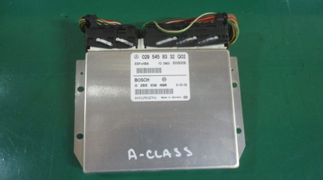 CALCULATOR / MODUL ABS COD 0295458332 / 0265109496 MERCEDES A-CLASS W168 FAB. 1998 - 2004 ⭐⭐⭐⭐⭐