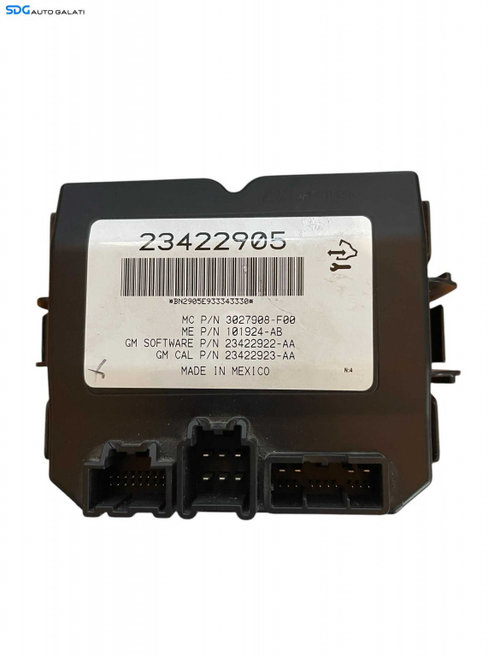 Calculator Modul Actionare Deschidere Haion Haion Portbagaj Opel Insignia A 2008 - 2018 Cod 23422905...
