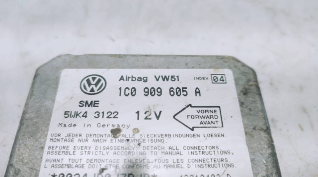 Calculator modul airbag 1c0909605a Volkswagen VW Golf 4 [1997 - 2006]