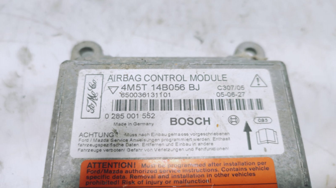 Calculator modul airbag 4m5t 14b056 bj Ford C-Max [2003 - 2007]