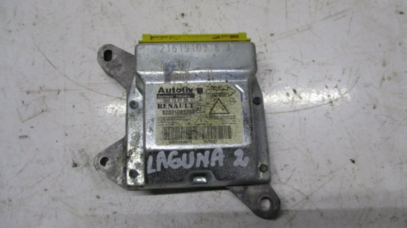 CALCULATOR / MODUL AIRBAG 8200108370A / 550758700 RENAULT LAGUNA 2 FAB. 2001 – 2007 ⭐⭐⭐⭐⭐