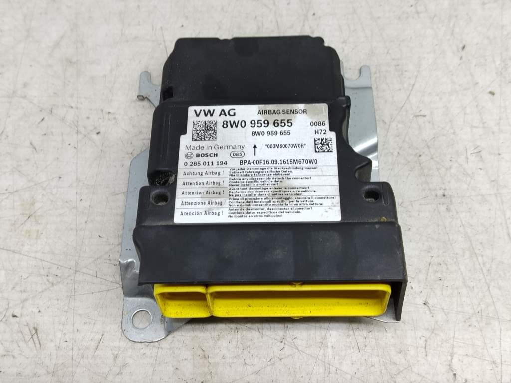 Calculator modul airbag 8w0959655 Audi A5 2 (F5) [2016 - 2020]