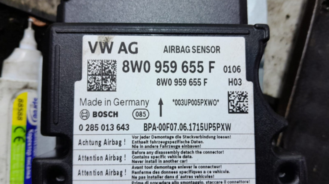 Calculator modul airbag 8w0959655f Audi A5 2 (F5) [2016 - 2020]