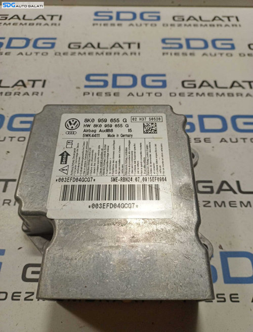 Calculator Modul Airbag Audi A5 2008 - 2017 Cod 8K0959655G [L0676]