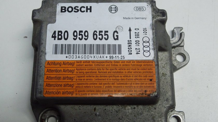 Calculator, modul airbag AUDI A6 (C5) Cod: 4B0959655G