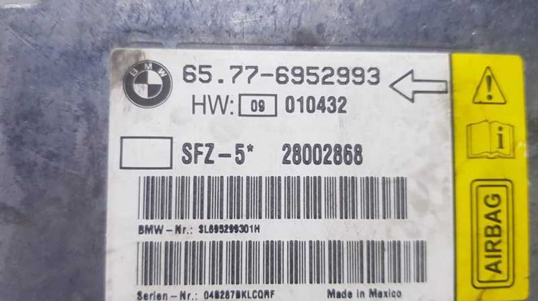 Calculator Modul Airbag BMW Seria 5 E60 E61 2003 - 2010 Cod 6952993