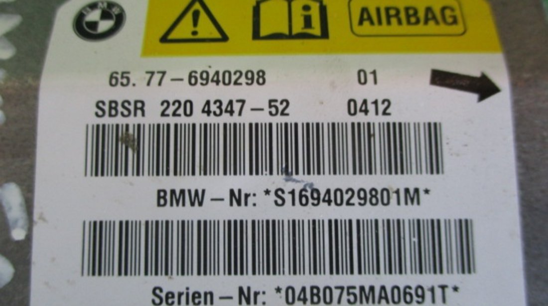 CALCULATOR / MODUL AIRBAG BMW SERIA 5 E60 / E61 FAB. 2003 - 2010 ⭐⭐⭐⭐⭐