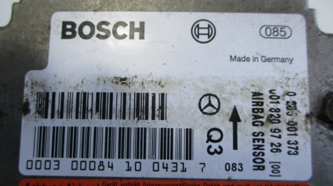 CALCULATOR / MODUL AIRBAG COD 0285001373 MERCEDES BENZ C-CLASS W203 FAB. 2000 – 2007 ⭐⭐⭐⭐⭐