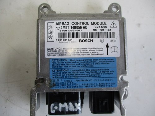 CALCULATOR / MODUL AIRBAG COD 0285001551 / 4M5T-14B056-AD FORD FOCUS C-MAX FAB. 2003 - 2007 ⭐⭐...