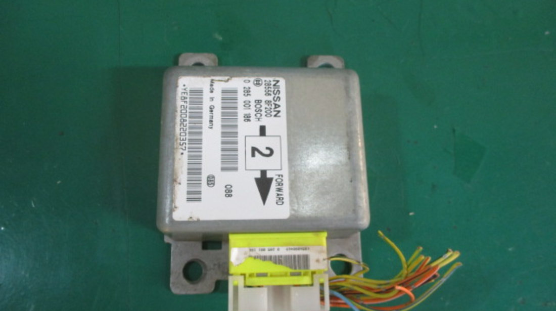 CALCULATOR / MODUL AIRBAG COD 285568F200 / 0285001186 NISSAN TERRANO 2 4X4 FAB. 1999 - 2007 ⭐⭐⭐⭐⭐