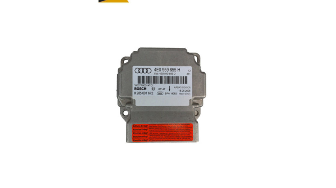 Calculator modul airbag cod: 4E0959655H Audi A8 4E D3 3.0 tdi quattro ASB 233hp 2003-2009