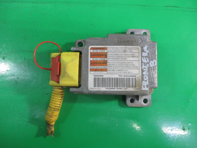 CALCULATOR / MODUL AIRBAG COD 8093526892 OPEL FRONTERA B FAB. 1998 - 2004 ⭐⭐⭐⭐⭐