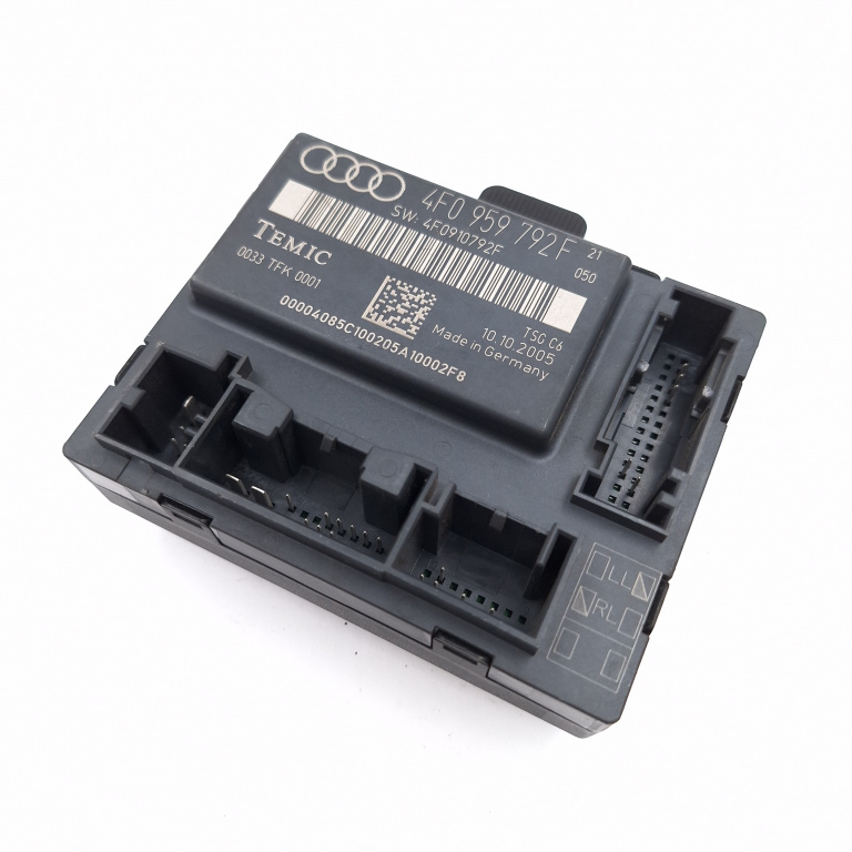 Calculator / Modul Audi A6 (4F, C6) 2004-2011 2.0 Tdi Bre Motorina Usa / Portiera 4F0959792F, 4F0910792F, 4F0-959-792-F, 0033Tfx0001 Temic