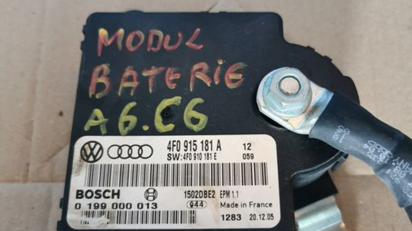 Calculator / modul baterie Audi A6 C6 4F0 915 181 A