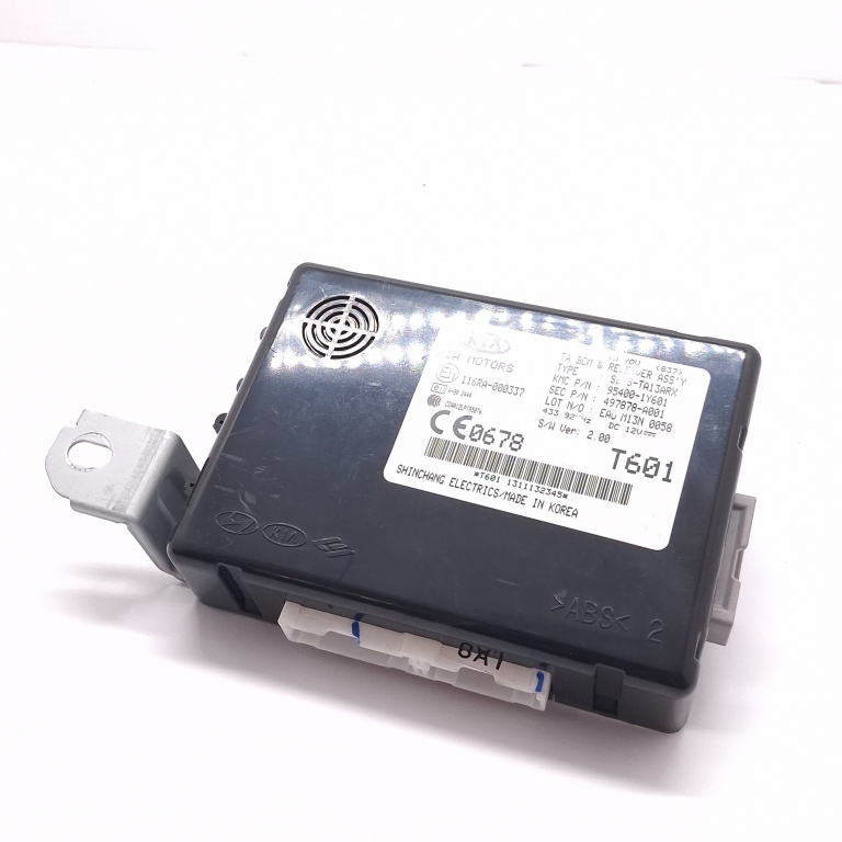 Calculator / Modul BCM Kia PICANTO (TA) 2011 - Prezent Benzina 954001Y601, 497878A001, EA0M13N0058, 116RA000337, A002444, CCAA12LP1850T6, T6011311132345, 95400-1Y601