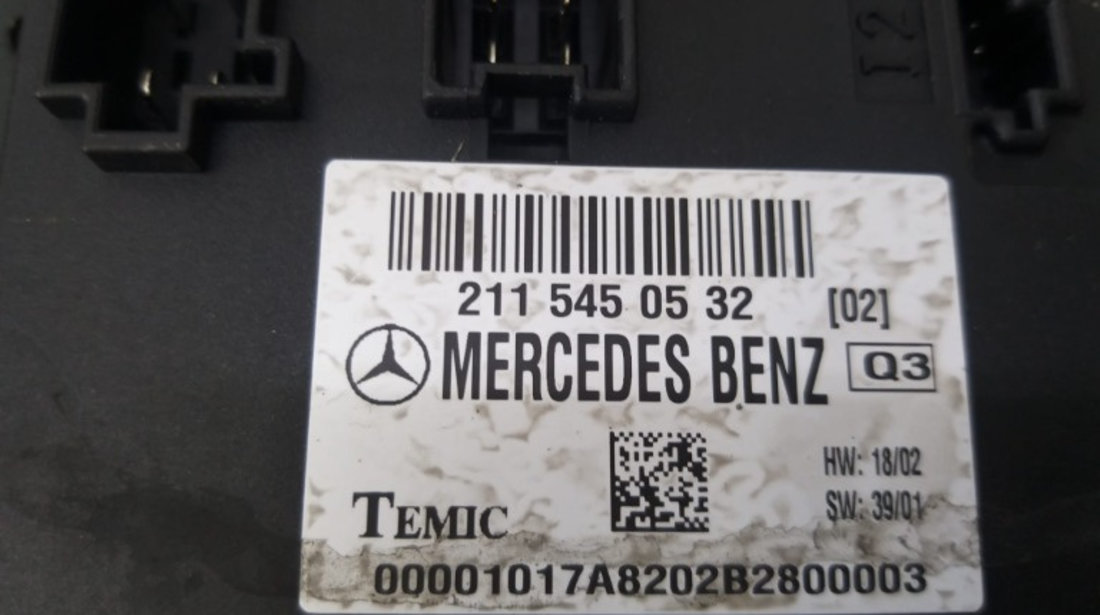 Calculator modul bcm mercedes e class w211 2115450532