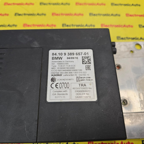 CALCULATOR, Modul bluetooth BMW X5, F16, F13, 84109389657 01,
