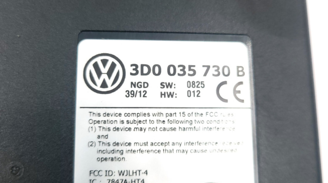 Calculator / Modul Bluetooth VW PHAETON (3D) 2002 - Prezent Motorina 3D0035730B, 3D0 035 730 B, 366115452, 366-11-5452