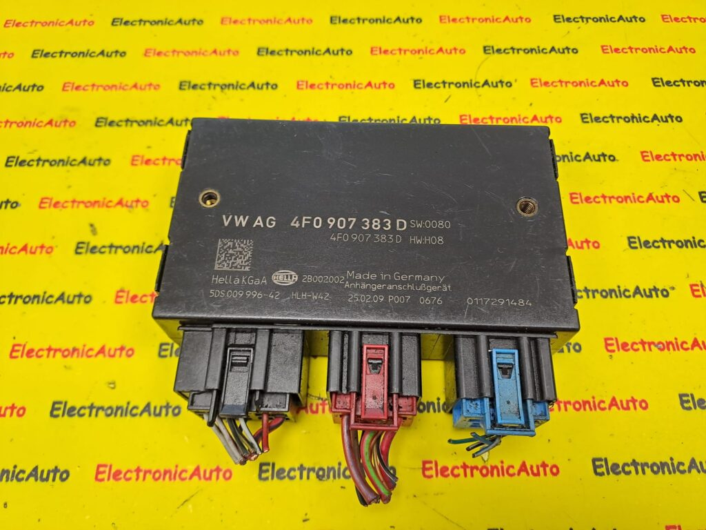 Calculator, Modul carlig remorcare Audi A6, 4F0907383D, 5DS00999642,