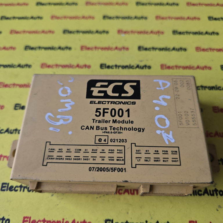Calculator Modul Carlig Tractare Audi A4, 5F001, 021203, ECS,