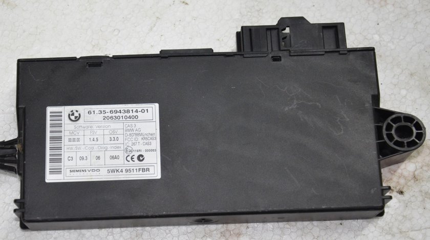 Calculator modul CAS BMW E60 E61 E90 E92 E87 6135-6943814 / 61356943814