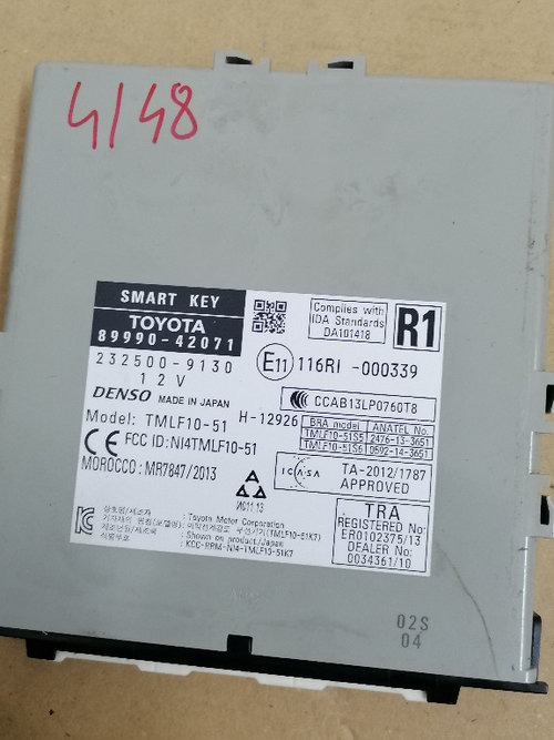 CALCULATOR MODUL CHEIE SMART CITIRE TOYOTA RAV 4 IV 2013 2014 2015 2016 2017 2018