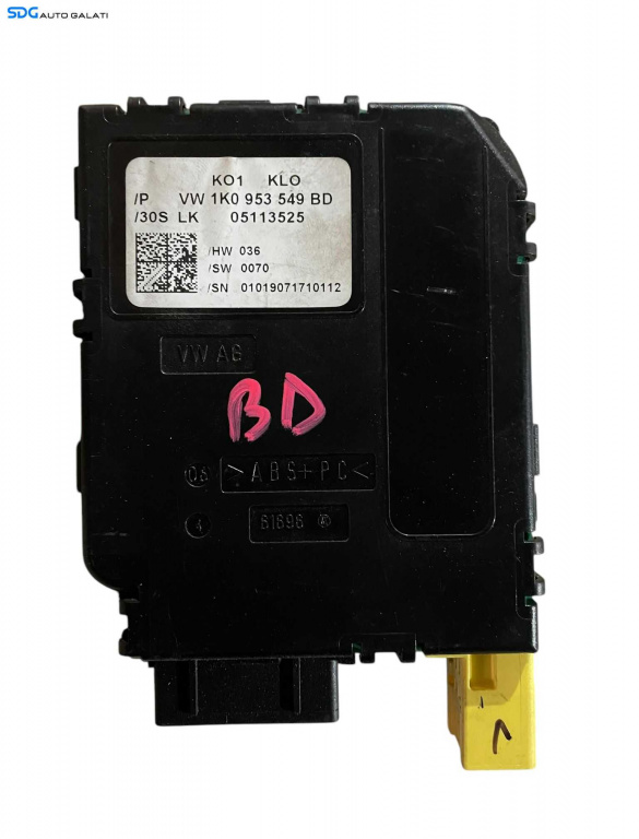 Calculator Modul Coloana Volan Volkswagen Caddy 2003 - 2010 Cod 1K0953549BD [LR0119]